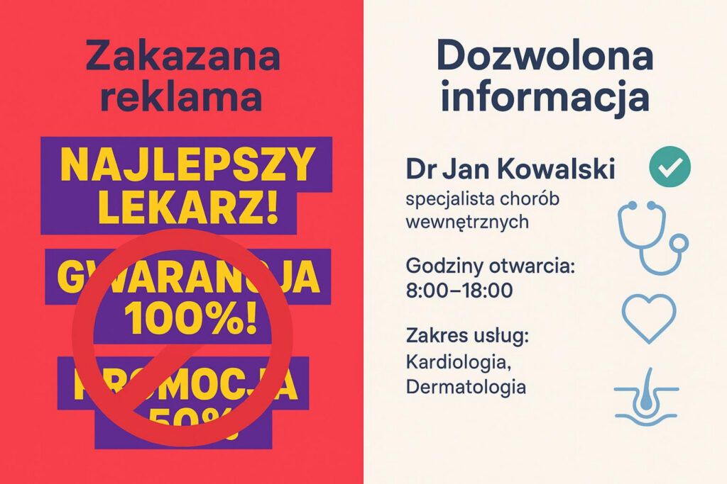 Zakazane i dozwolone reklamy lekarzy