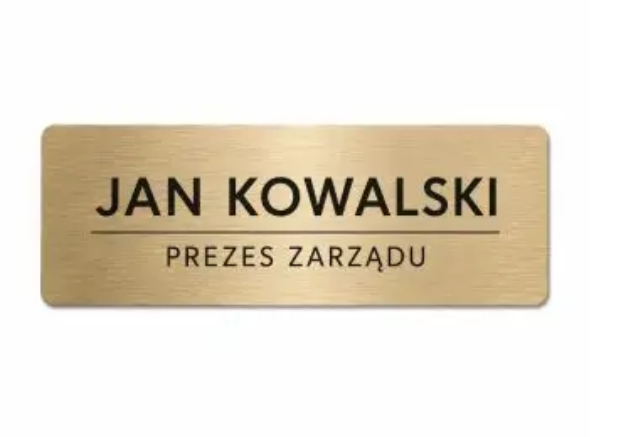 tabliczki z grawerem